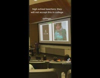 Kris Jenner Tiktok college powerpoint presentation