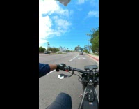 Man Dodges Car Tire Bounce Towards Him