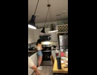 Collab BitchIG2 - Friends playing with kitchen lights other friend passes out 