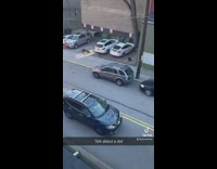 Cheese slice thrown at car driving home