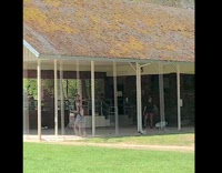 Black shirt guy attempts kickflip on skateboard 