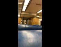 Man has tattoo of person mowing the lawn on bald head 