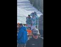 Jazz snowsuits photoshoot mountain