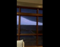 Man shows huge storm clouds