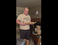 Collab BitchMP - Guy gently carries dog around house 
