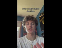 Guy in white shirt says he hates indecisive people skit