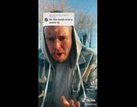 Guy yells and breathes at park 