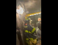 Train lost power passengers walk through tunnel part 2