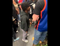 Knicks fans surround and harass pacer fan