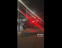 Drunk driver drives car onto parking lot ledge