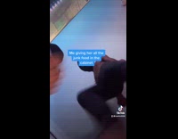 Older brother gives sister all the junk food in the cabinet 