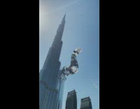 Robot arm on Burj Khalifa