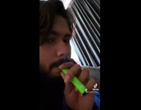 Guy lies about hitting vape once 