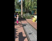 Girl dances to no music alone 