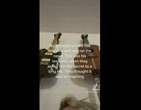 105 year old grandpa gives advice