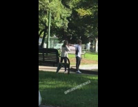 Couple takes photo of hands