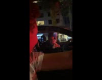 Man from Another Car Shoots Submitter with Paint Gun