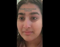 Girl spills water on her laptop