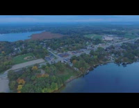 Jet Powered Surf Board with Drone Chase on the lake