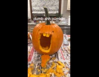 Collab Clips MPUGC - Man makes dumb ahh pumpkin carving