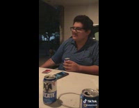 Guy wears short dress balloon boobs