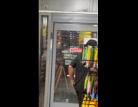 Guy with rat friends inside the supermarket