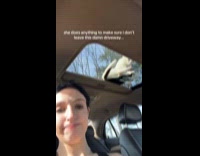Woman couldnt leave drive with cat on sunroof 