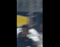 Man in underwear copying calvin klein billboard 