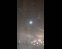 Moon from the window with two ears