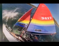 Two guys fall off sailboat boat fail 