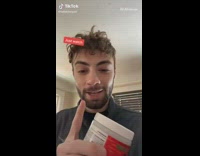 Guy mistakes clay mask for preworkout powder 