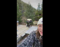 Friends explore cave near their cabin and run out