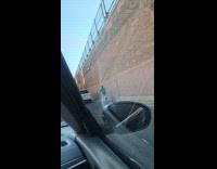 Collab WINY - Man ride Citi bike on the highway