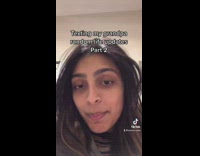 Grandpa gets upset about girl drinking wine 