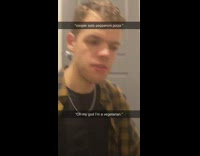 Guy eats pepperoni pizza and then says he is vegetarian 