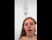 (Deactivated Duplicate Asset) Girl headphones different forks 