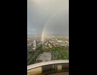 Double rainbow seen from top of Olympiaturm