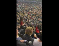 23 orange shirt jersey photoshoot stadium rail