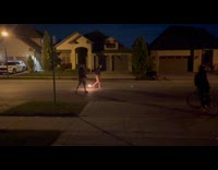 Collab DailyDoseOfInternet - Rope spun while fire and sparks produced