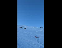 Man Jumps Off Slope and Flips Forward Twice