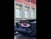 Men plays 2k on Cybertruck at street