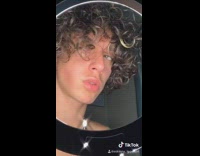 Guy glow up silver chain necklace mirror 