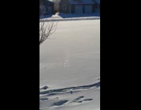 Submitter films diamond dust on the street