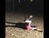 Guy backflips on zip line and falls down fail