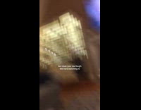 Dad laughing too hard while watching tv