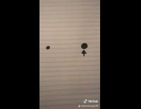 Eye blind spot two dots drawing