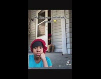 Funny amazon package delivery confirmation photo woman red hat