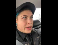 Woman makes honking sounds to make parents hurry out