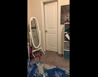 Blue sully monsters ink mask person comes out of closet 