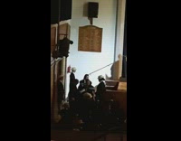 Woman accepts award on stage then trips and falls going down stairs